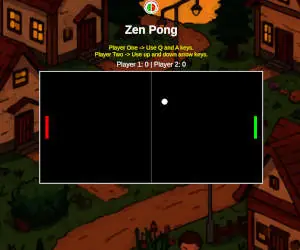 A thumbnail screenshot of a retro ping pong game